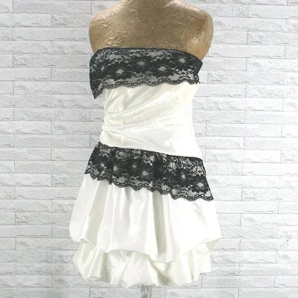 strapless open back dress Andrea & Leo main image 1